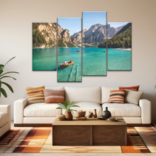 Load image into Gallery viewer, Boating Under Clear Skies Canvas Prints Wall Art