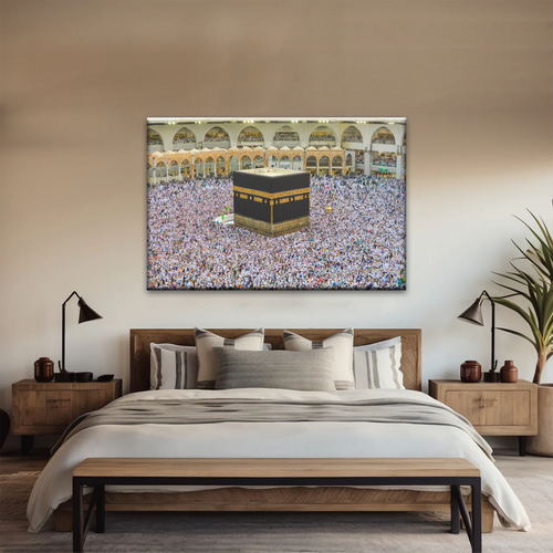 Kaaba Mecca-Muslim Islam Religion Masjid Canvas Prints Wall Art