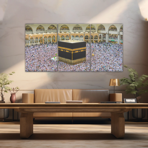 Kaaba Mecca-Muslim Islam Religion Masjid Canvas Prints Wall Art