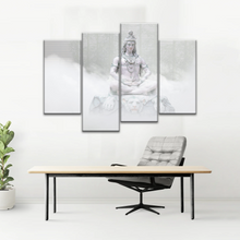 Load image into Gallery viewer, Hindu Deity Statue Shiva in the Mist Canvas Prints Wall Art