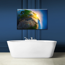 Load image into Gallery viewer, Sunlight Through Earth Planet Photo To Canvas Print